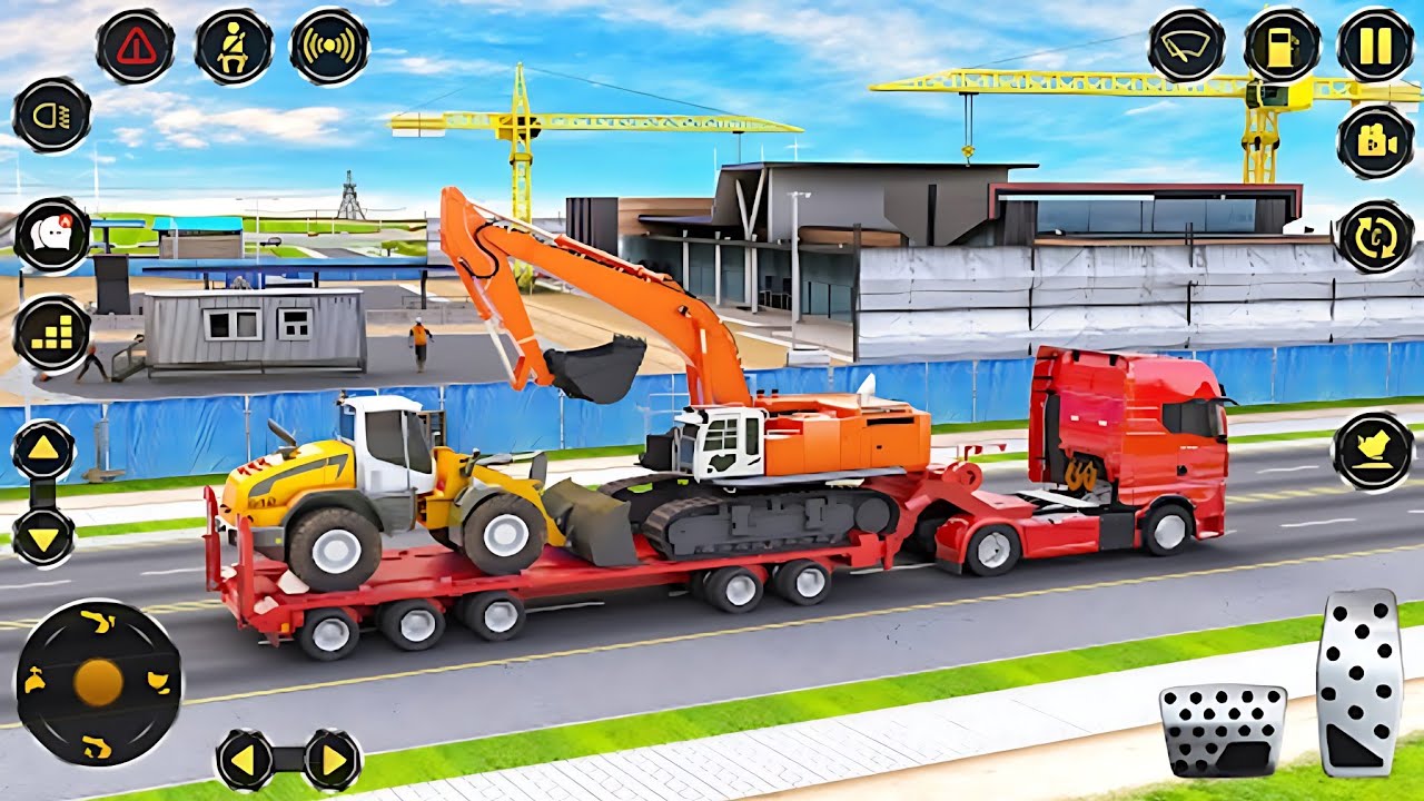 JCB GAME 🎮 3D!! #NEW #GAMEPLAY 🎮 TRUCK 😅 🚚 LODING (jcb.rolar.) go a #conversation 🚧 👷‍♂️ 🏗 #video 