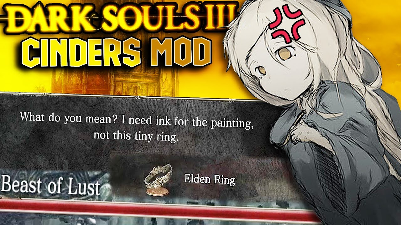 I Found The SECRET Boss In An Interesting Illegal Way... - DS3 Cinders Mod 2020 Funny Moments 14