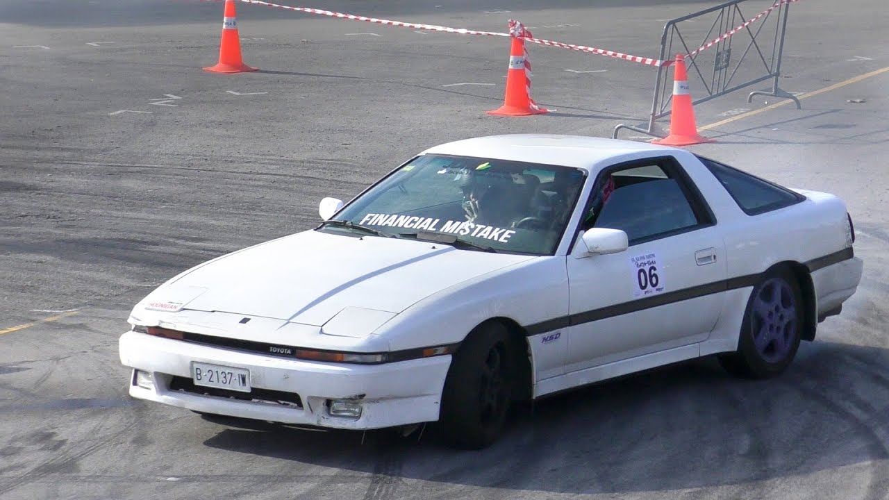 Drifting Toyota Supra MK3 - Street car SUPRA Mk3  ( Pure sound )