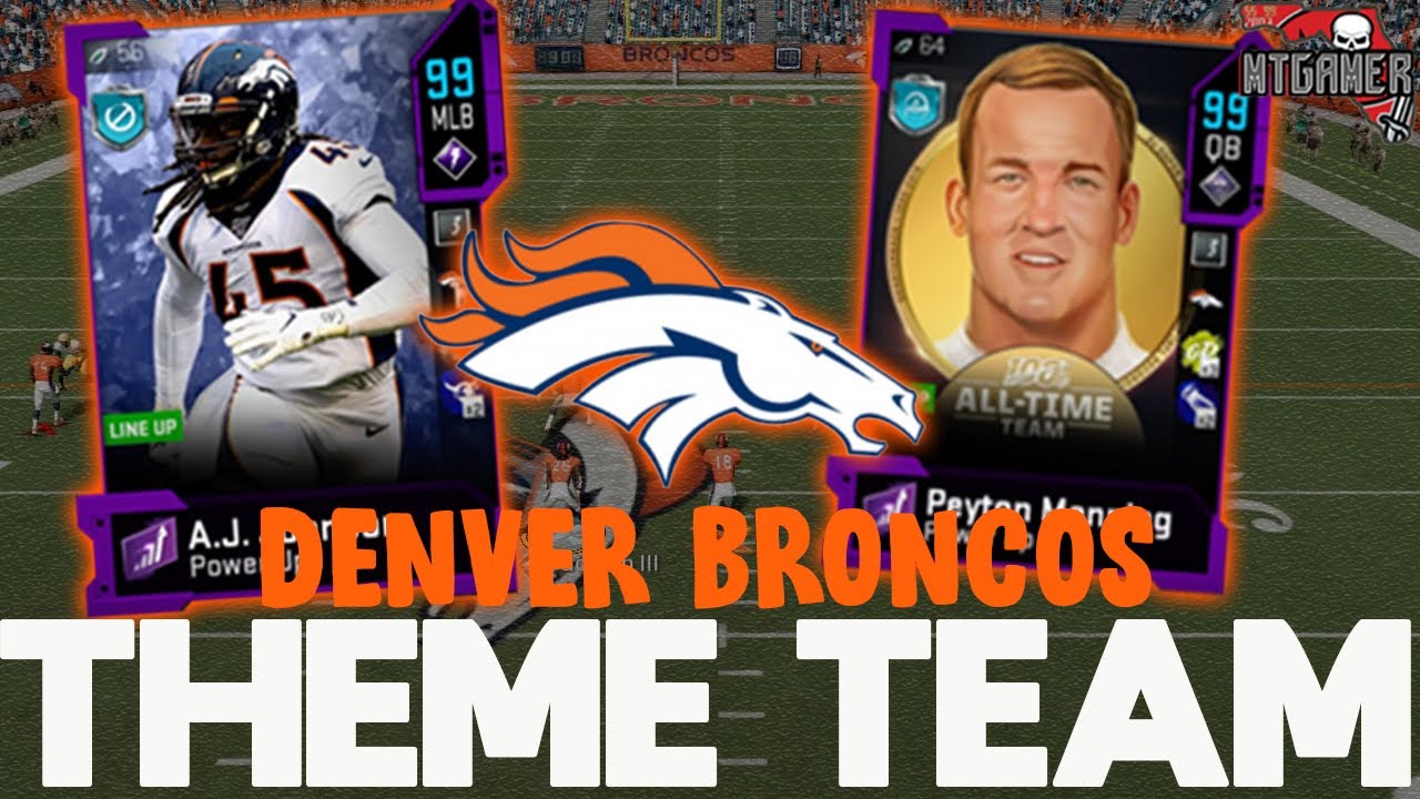 DENVER BRONCOS THEME TEAM! MADDEN 20 GAMEPLAY