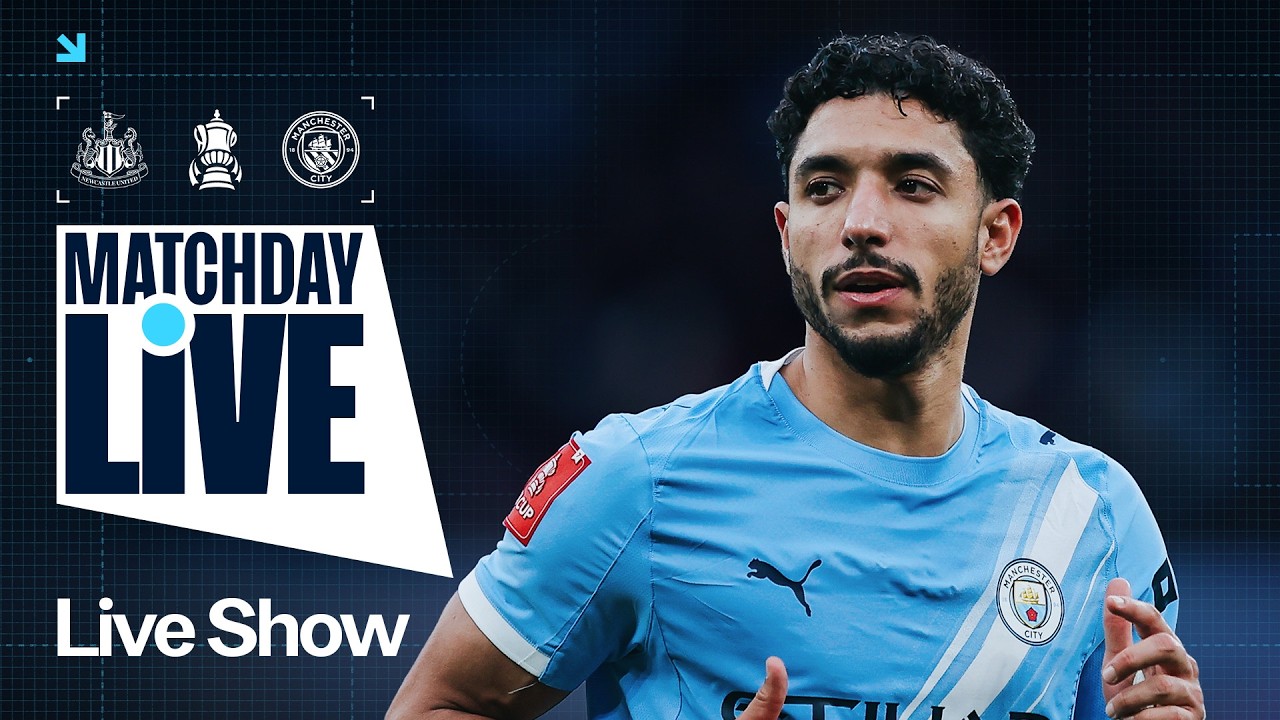 MATCHDAY LIVE! MAN CITY IN FA CUP FIFTH ROUND ACTION! Newcastle v Man City | FA Cup