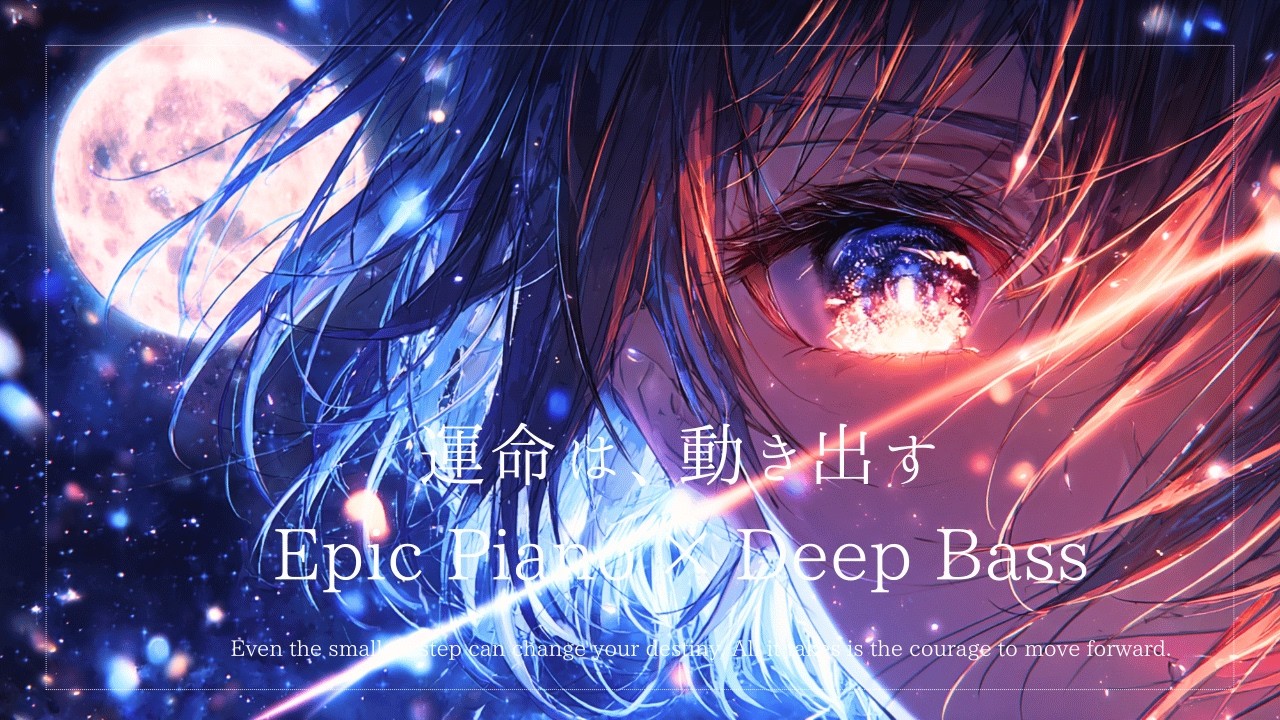 【重低音BGM】未来を動かす一歩｜Epic Piano Fantasy