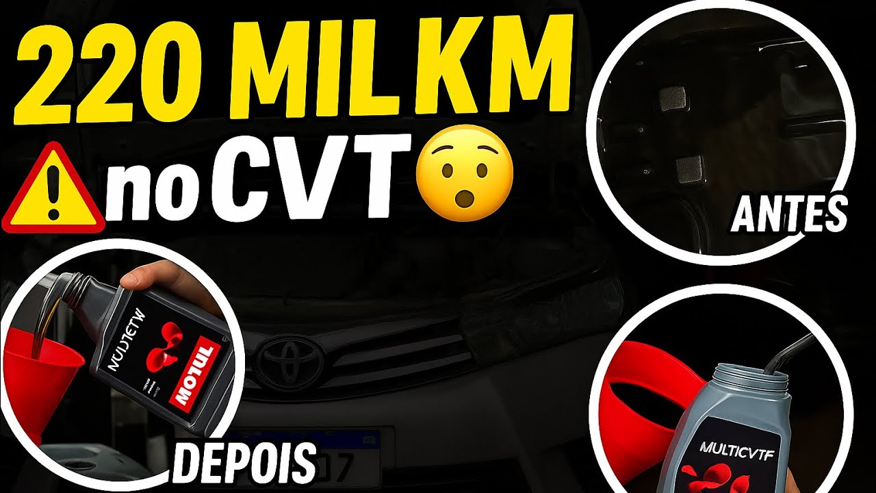 Se não trocar, quebra! Corolla CVT com 220 MIL KM ⚠️