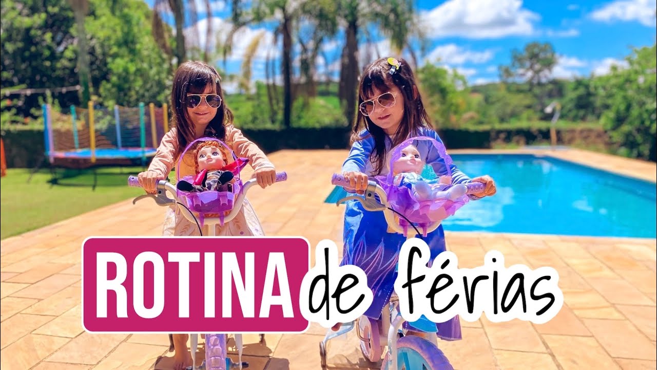 ROTINA DE FÉRIAS DAS GÊMEAS | Jéssica e as Gêmeas