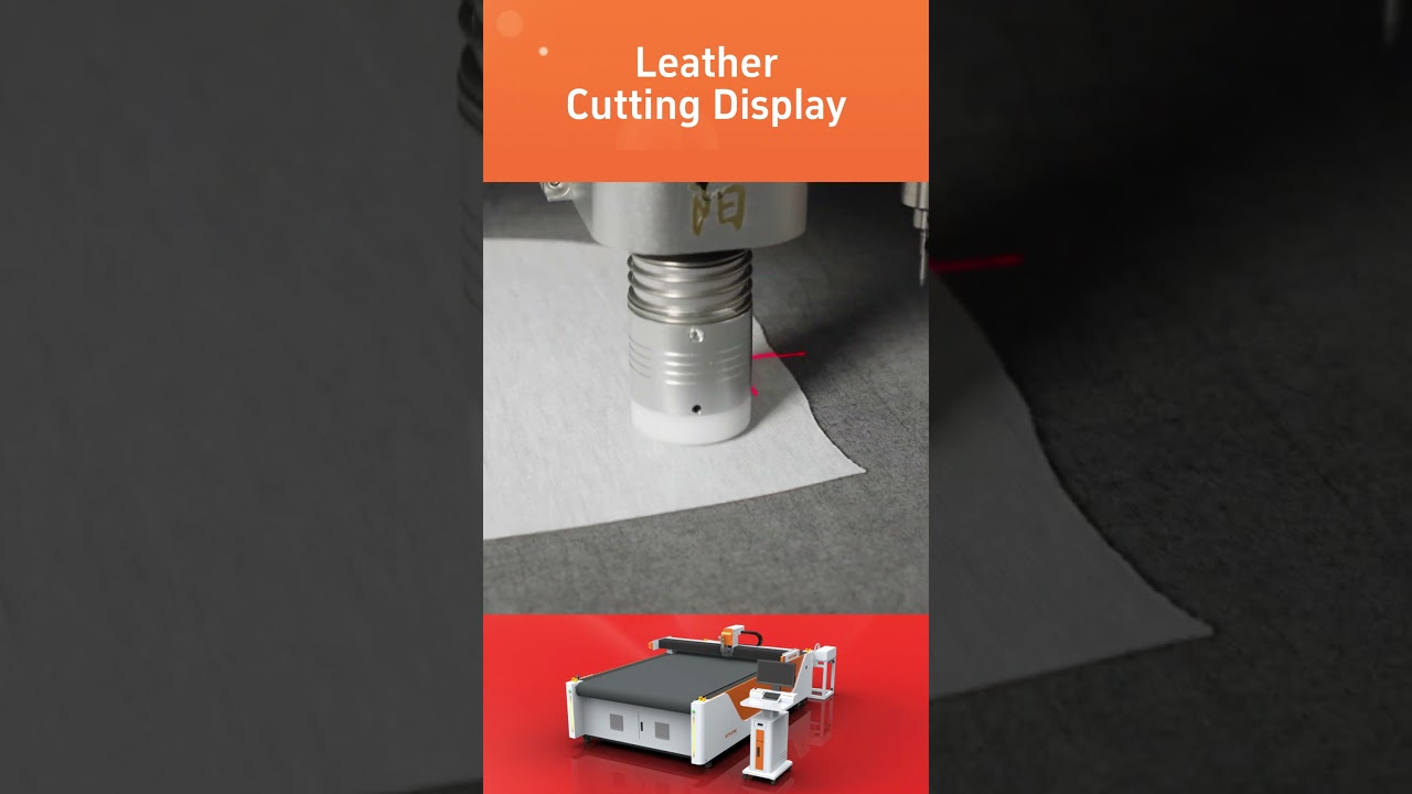 PU leather - Leather and fur industry CNC cutting machine