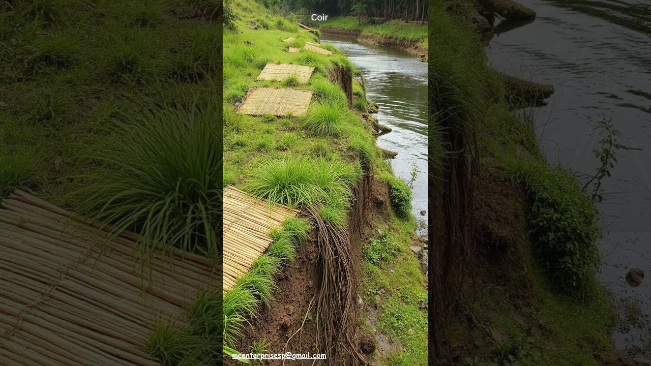 Erosion control with MC Coir