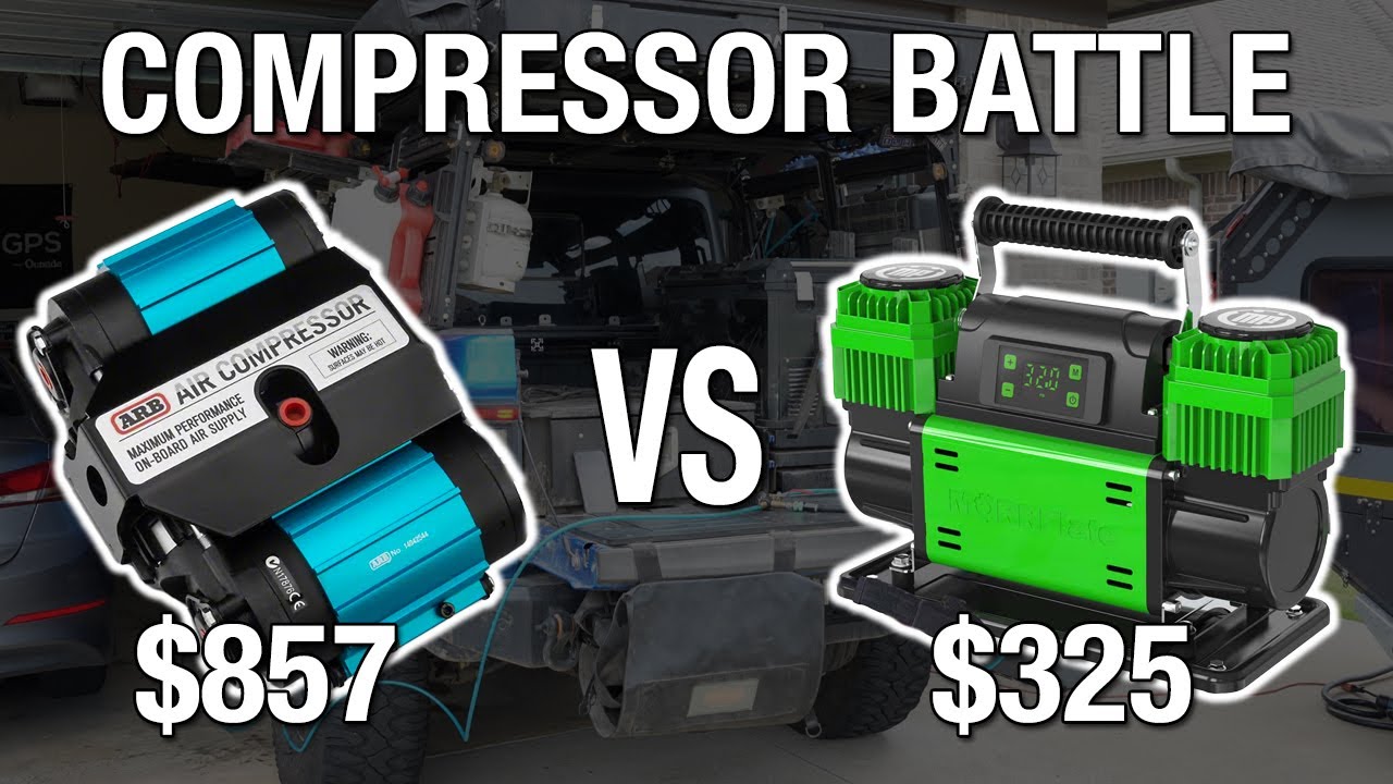 Morrflate 10-6 PSI Pro VS ARB Twin - Which dual air compressor is the fastest?