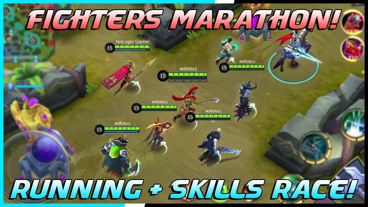 Fighter Running + Skills Race Tournament! | Mobile Legends Bang Bang | MLBB