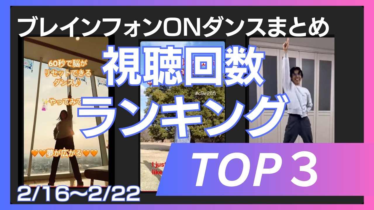 【まとめ】2月16日～2月22日　ブレインフォンONダンス