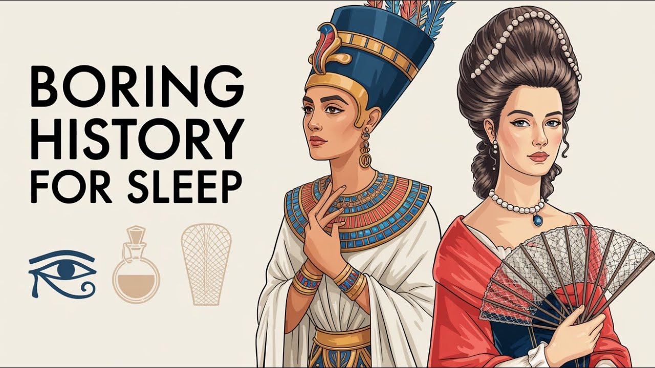 Boring History For Sleep| The Craziest Royal Fashions: From Egyptian Headdresses to French Corsets
