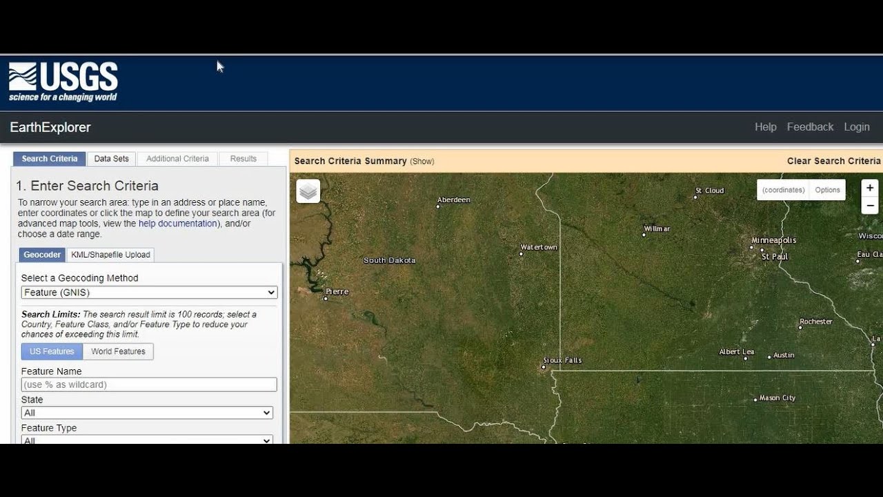 Video-4: Download Landsat TM Images / Landsat 4  or 5 images from Earth Explorer freely