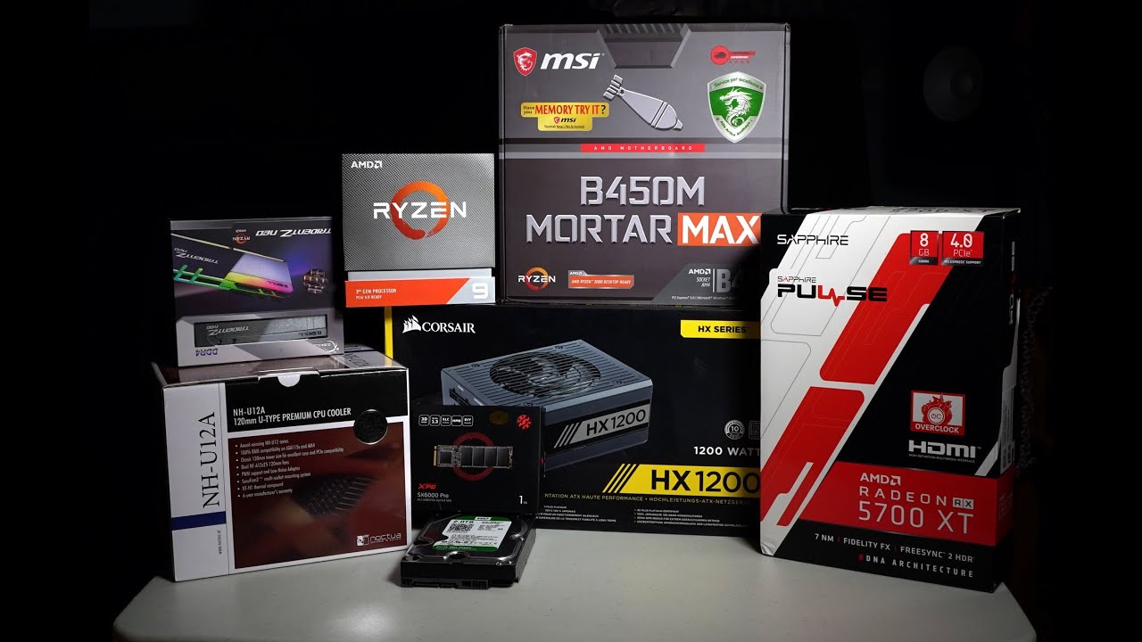 RYZEN 9 3950X + B450 BUILD