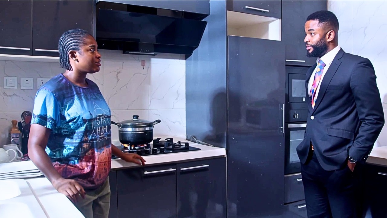 The Rich Boss's Son Came Home And Fell In The New Maid Once He Saw Her Beauty| Nigerian Movie