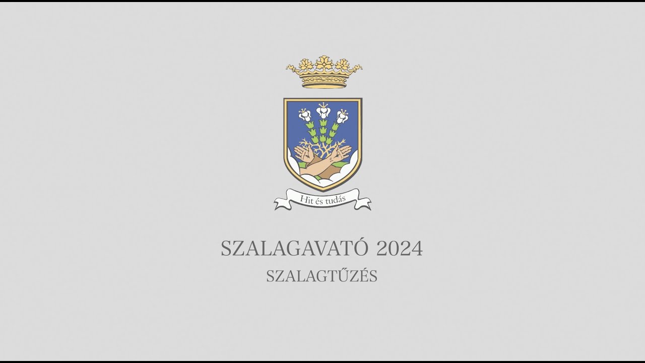 5. Szent Angéla Szalagavató 2024 - Szalagtűzés