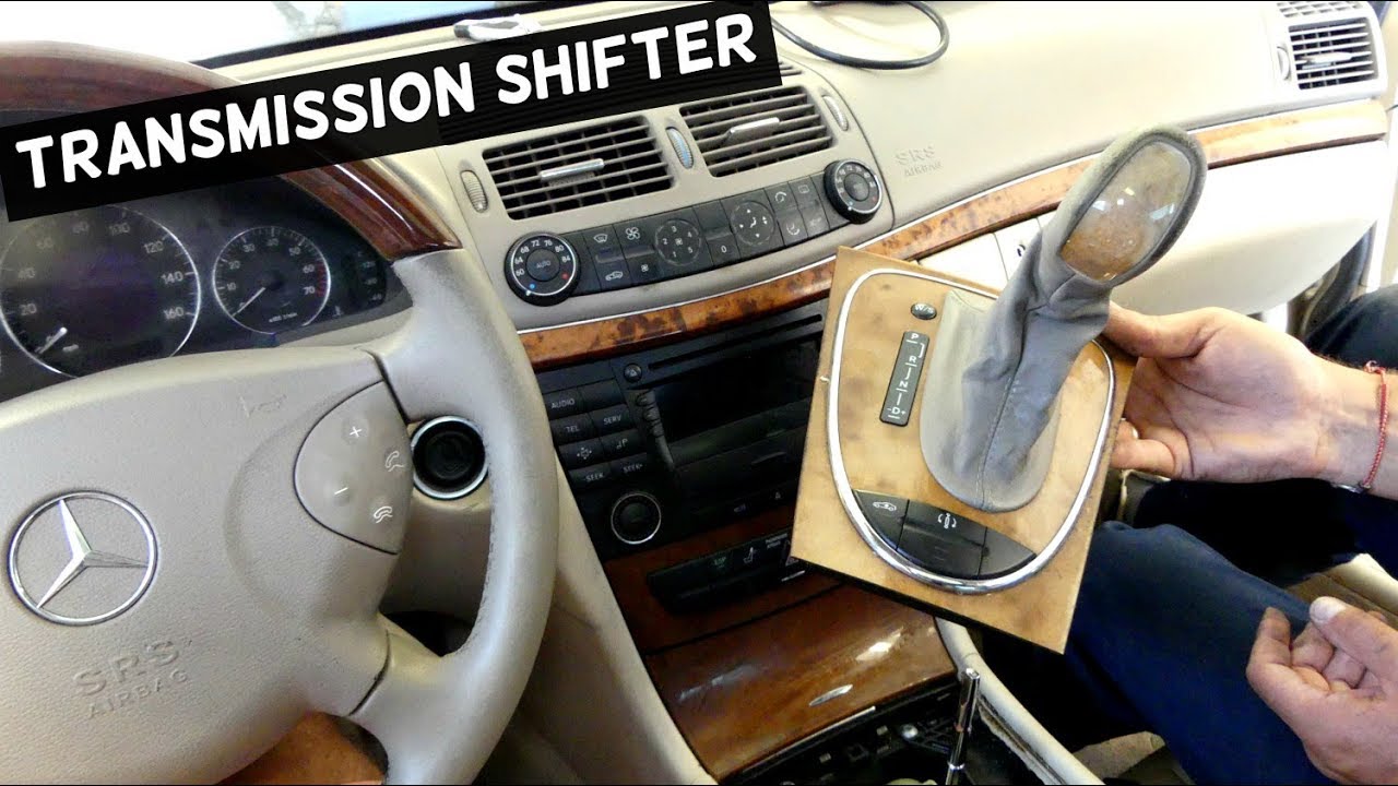 HOW TO REMOVE REPLACE TRANSMISSION SHIFTER  ON MERCEDES W211