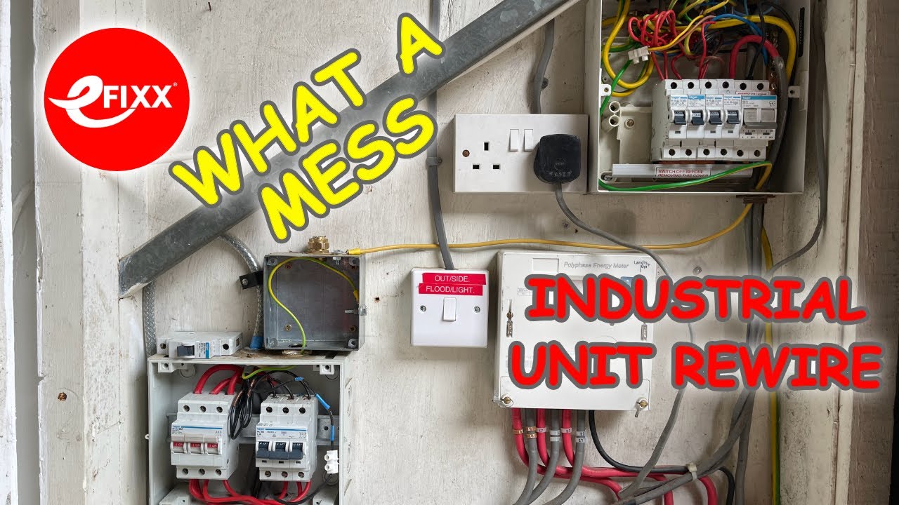 IS THIS THE WORST THREE PHASE WIRING YOU'VE EVER SEEN - Does it need a rewire?