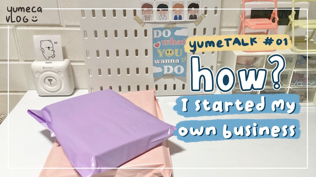 yumeTALK #01 | HOW I STARTED MY OWN BUSINESS | ceritaku memulai bisnis | my small business