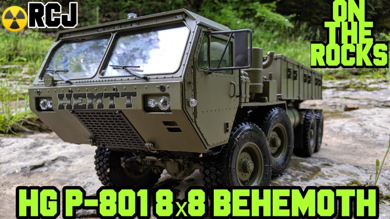 HG P-801 8x8 HEMTT Rock Climbing (modified suspension)