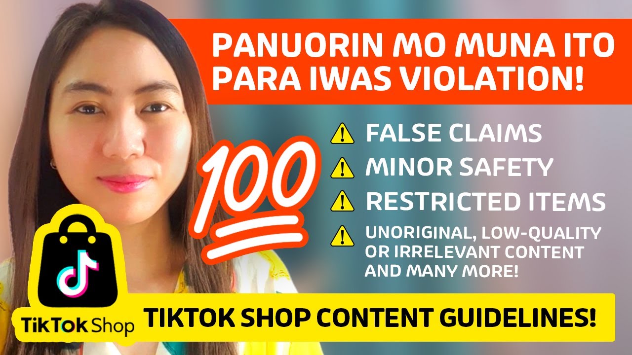 Avoid TikTok Violations: Tiktok Shop Content Guidelines for Sellers and Affiliates (Content Creator)