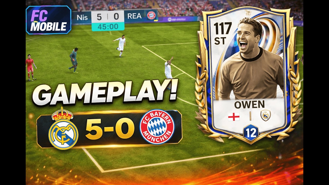 FC Mobile Gameplay 🔥 Nis vs REA | Massive 5-0 Win! ⚽