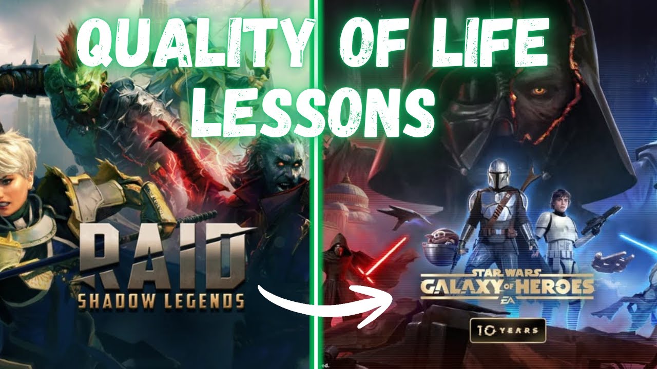 Quality of Life Upgrades that SWGOH NEEDS To Copy From Raid Shadow Legends