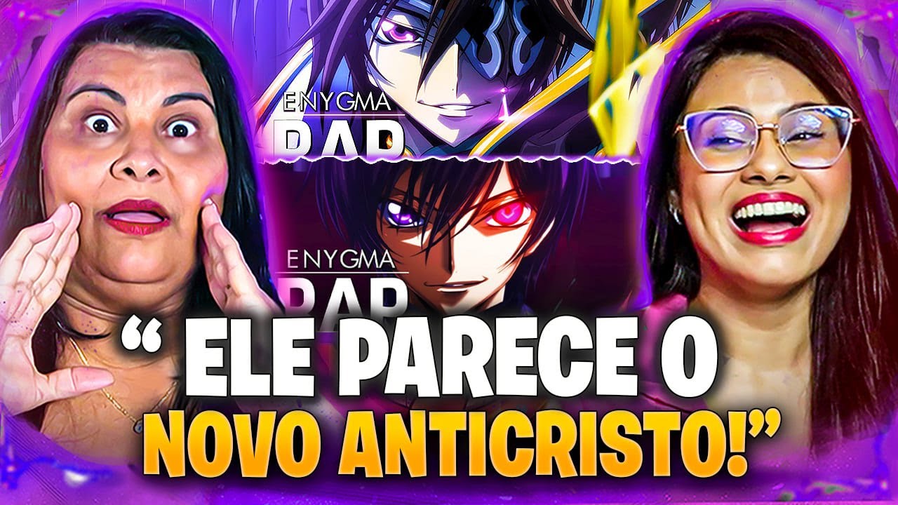 MÃE NÃO ACREDITOU NO FINAL! 😱 Rap do Lelouch Pt.1 & 2  (Code Geass) | Zero | Enygma