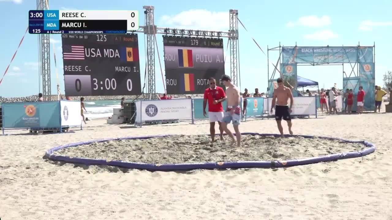 Connor Ned REESE (USA) vs. Ion Laurentiu MARCU (MDA) &bull; A | Round 2 &bull; Men's BW 80Kg