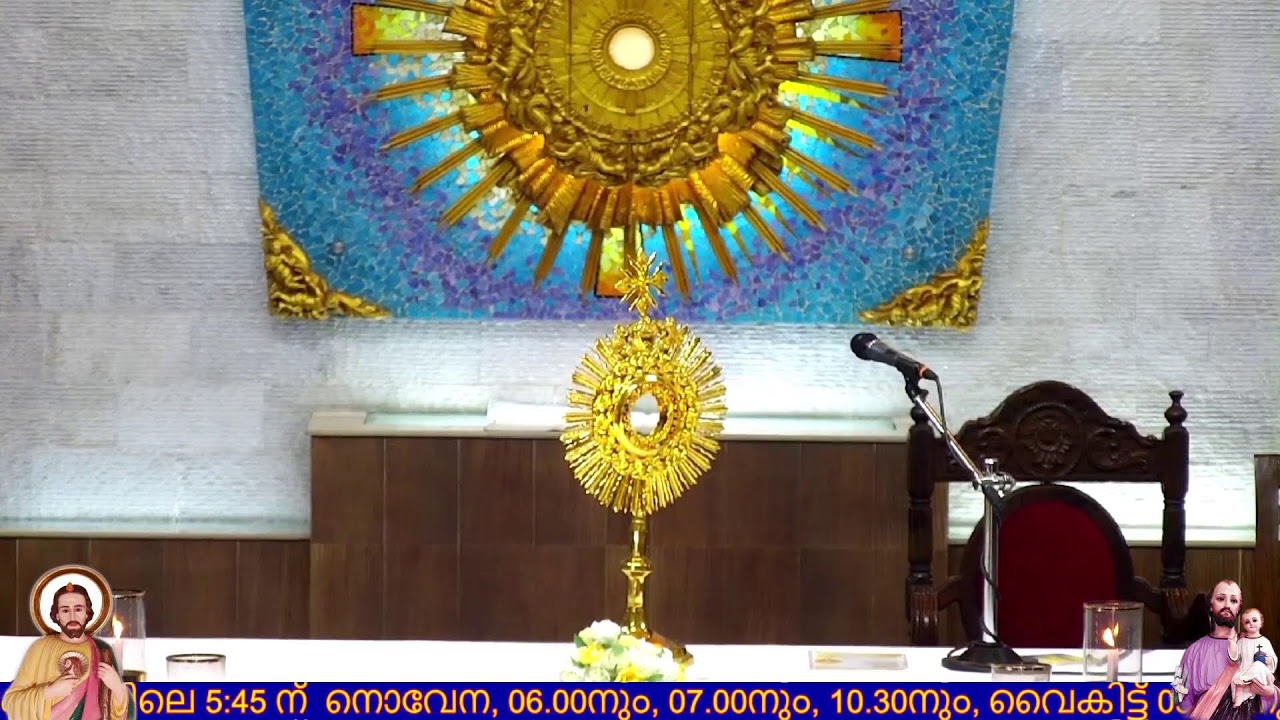28-01-2026  WEDNESDAY  6.am &7.am  Holy Mass St Joseph & St JUDE Church Thevara