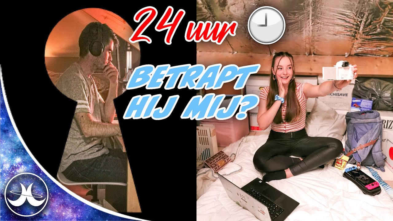 24 UUR IN HETZELFDE HUIS ZONDER DAT MIJN VRIEND HET DOORHEEFT Challenge #vlog99