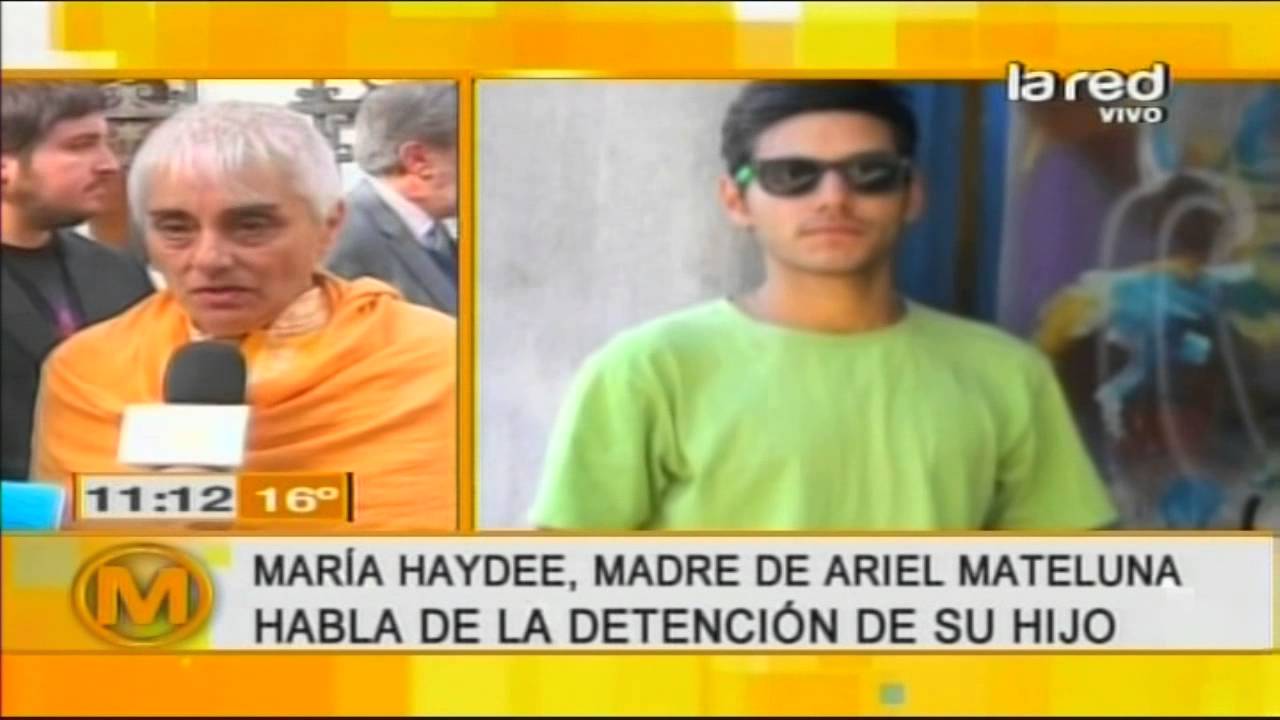 Mar&iacute;a Haydee, madre de Ariel Mateluna, habla sobre la detenci&oacute;n de su hijo