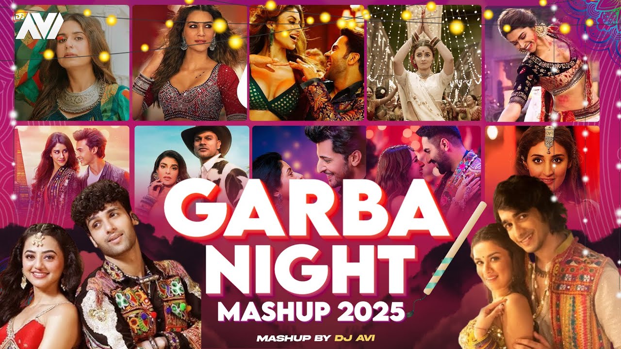 Garba Night Mashup 2025 | Dj Avi | Sukhen Visual | Navratri Special Songs | Dandiya 2025