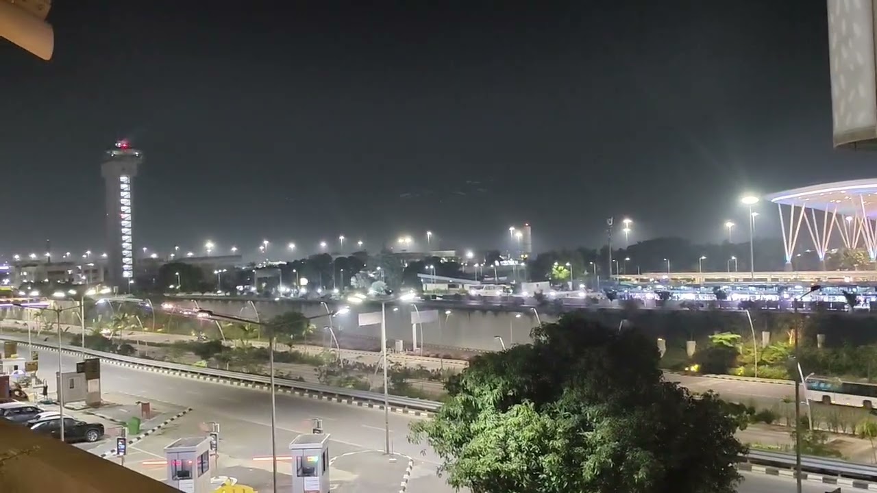 View of Running BMTC Airport Bus Starting from KIA Airport. 