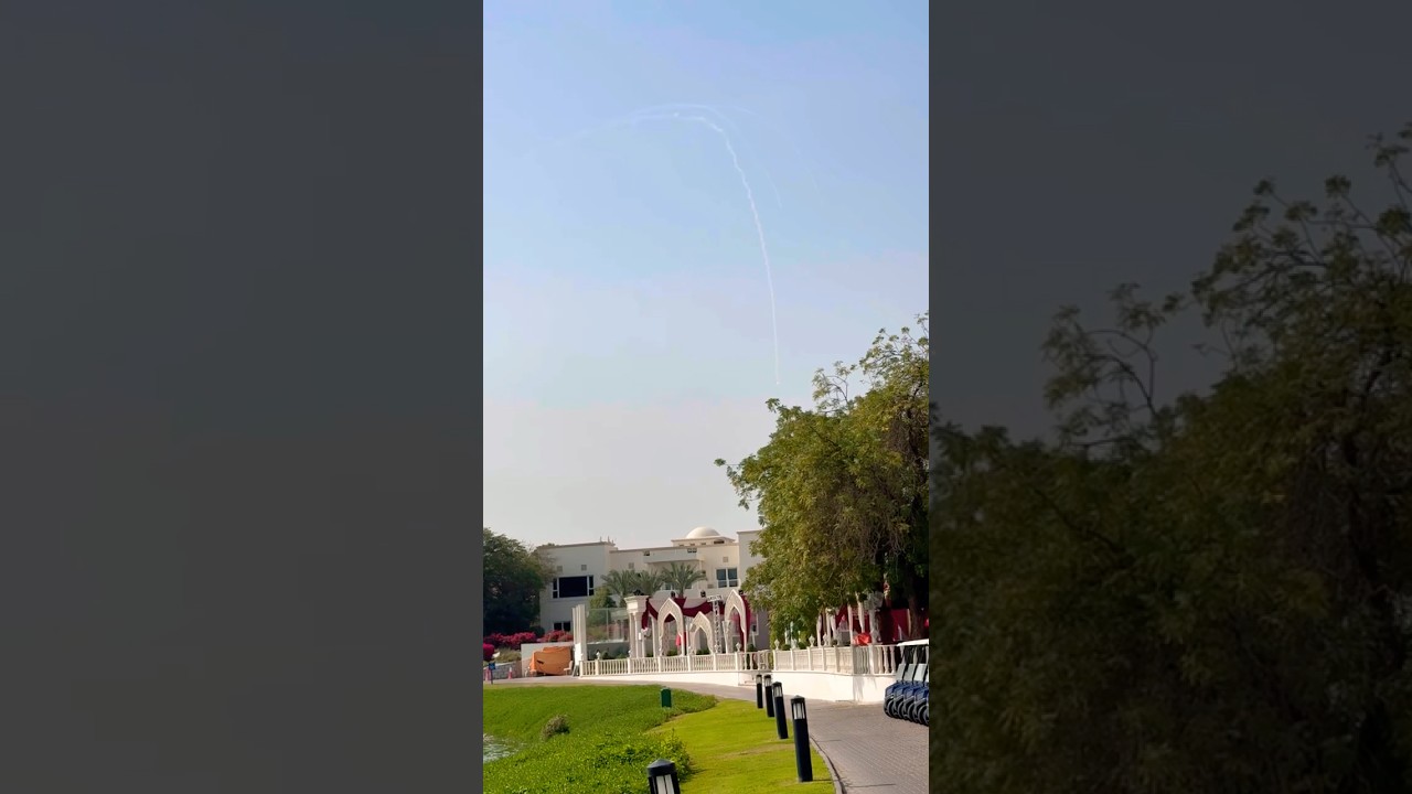UAE Intercepts Iranian Missiles &mdash; Dubai Sky Defense in Action 🇦🇪 ❤️