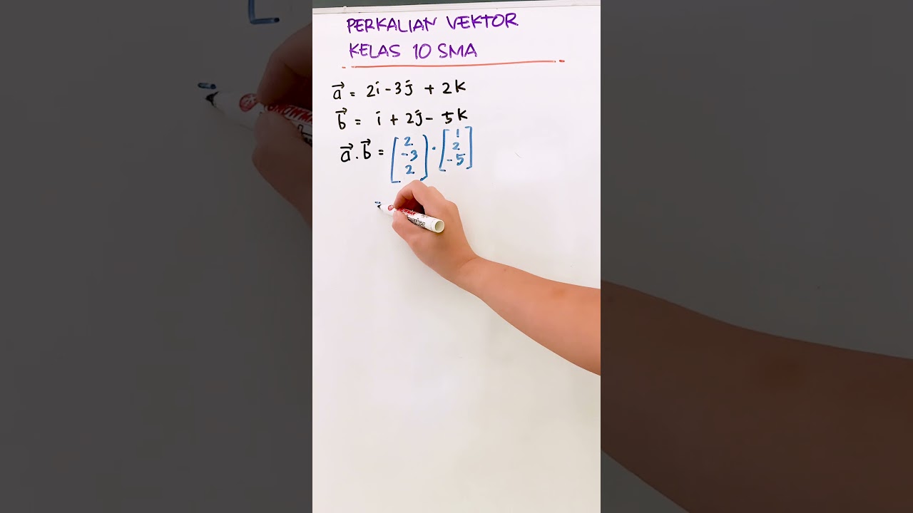 TRIK CEPAT Trik Cepat Perkalian Vektor | Perkalian Vektor Matematika Kelas 10