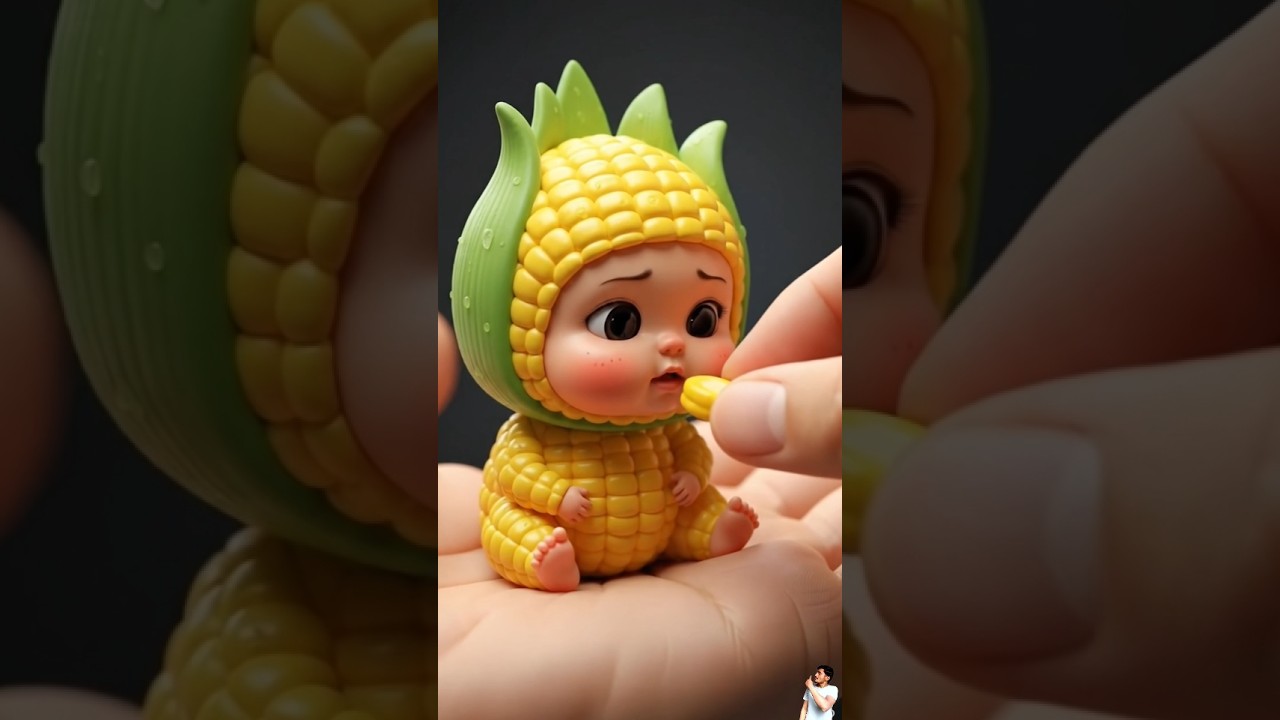 Cute Baby Eats Corn 😍 Half Bite Reaction So Adorable 🥰 