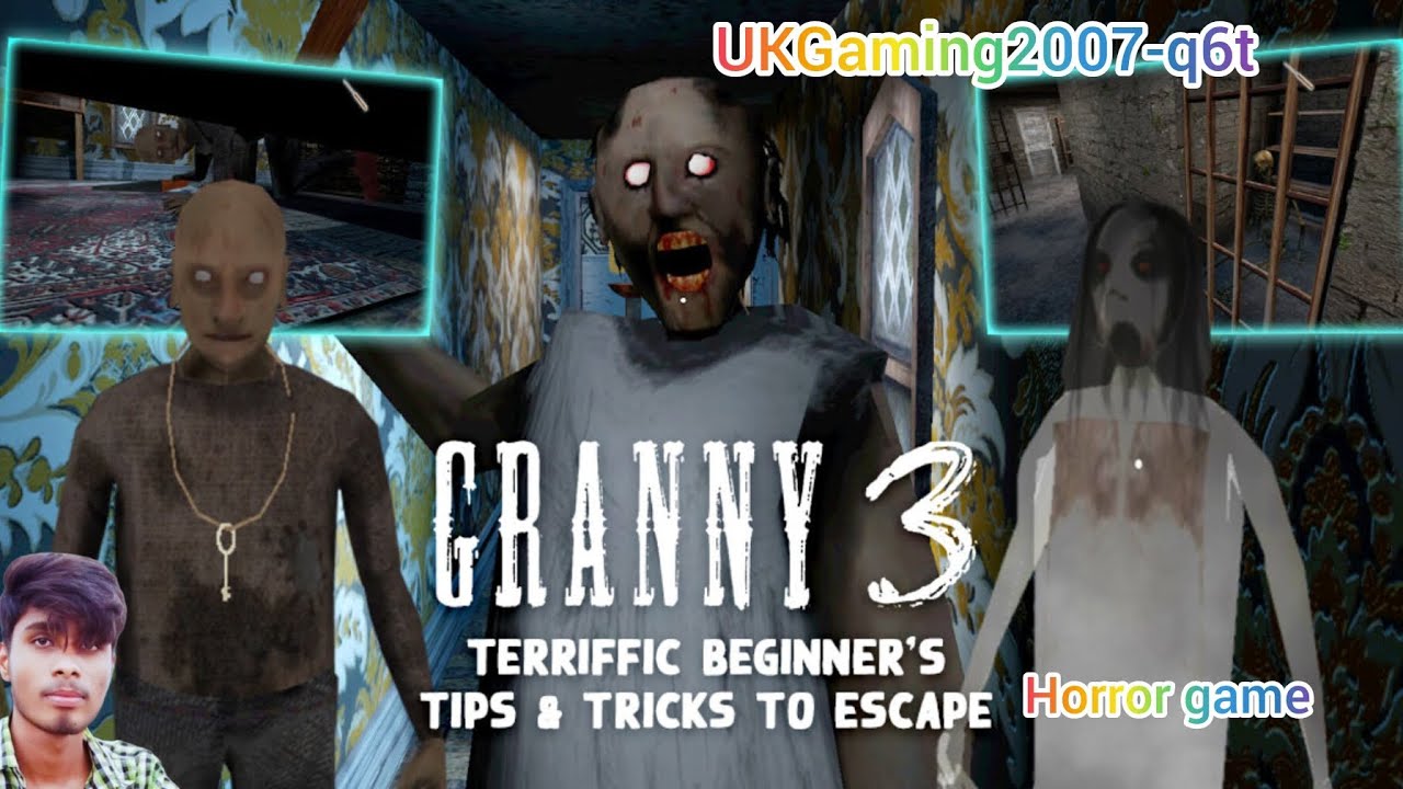 😲Granny 3 horror game play video 📸 दादा दादी का खेल खत्म#UKGaming2007-q6t🎮