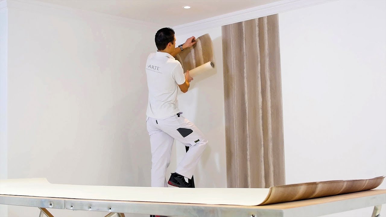 How to hang wallpaper with paper backing by pasting the wall? Step-by-step instructions