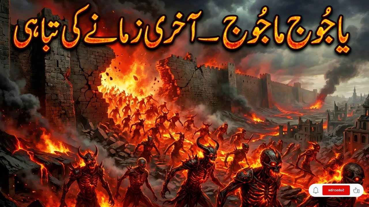 یاجوج ماجوج کی دیوار ٹوٹ گئی؟ قیامت کی سب سے بڑی نشانی!Yajuj Majuj Ka FitnaAkhri