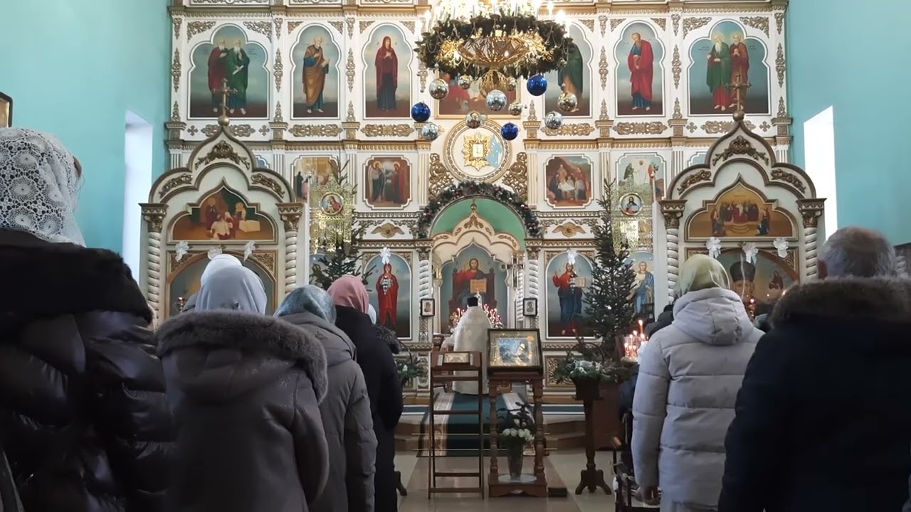 НЕДЕЛЯ 32-я пред БОГОЯВЛЕНИЕМ. 18.01.25 г. Г. Уссурийск. Храм Святит. Николая. Приморский край.