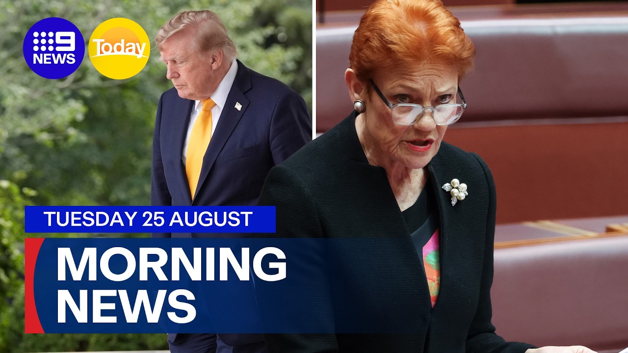 U.S. announces Iran 'Economic D-Day'; Migration concern for One Nation voters | 9 News Australia