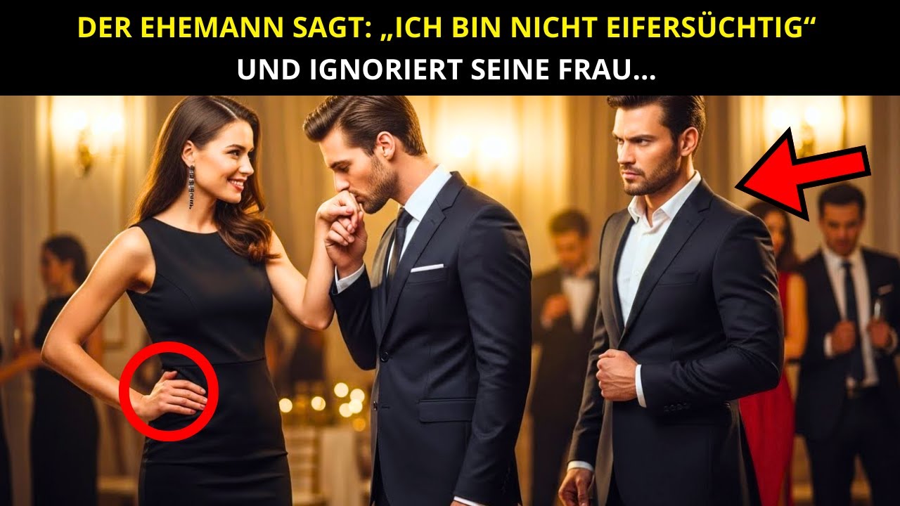 DER EHEMANN SAGT: „ICH BIN NICHT EIFERSÜCHTIG“, ABER ALS ER SIE BLICKE AUF SICH ZIEHEN SIEHT… RASTET