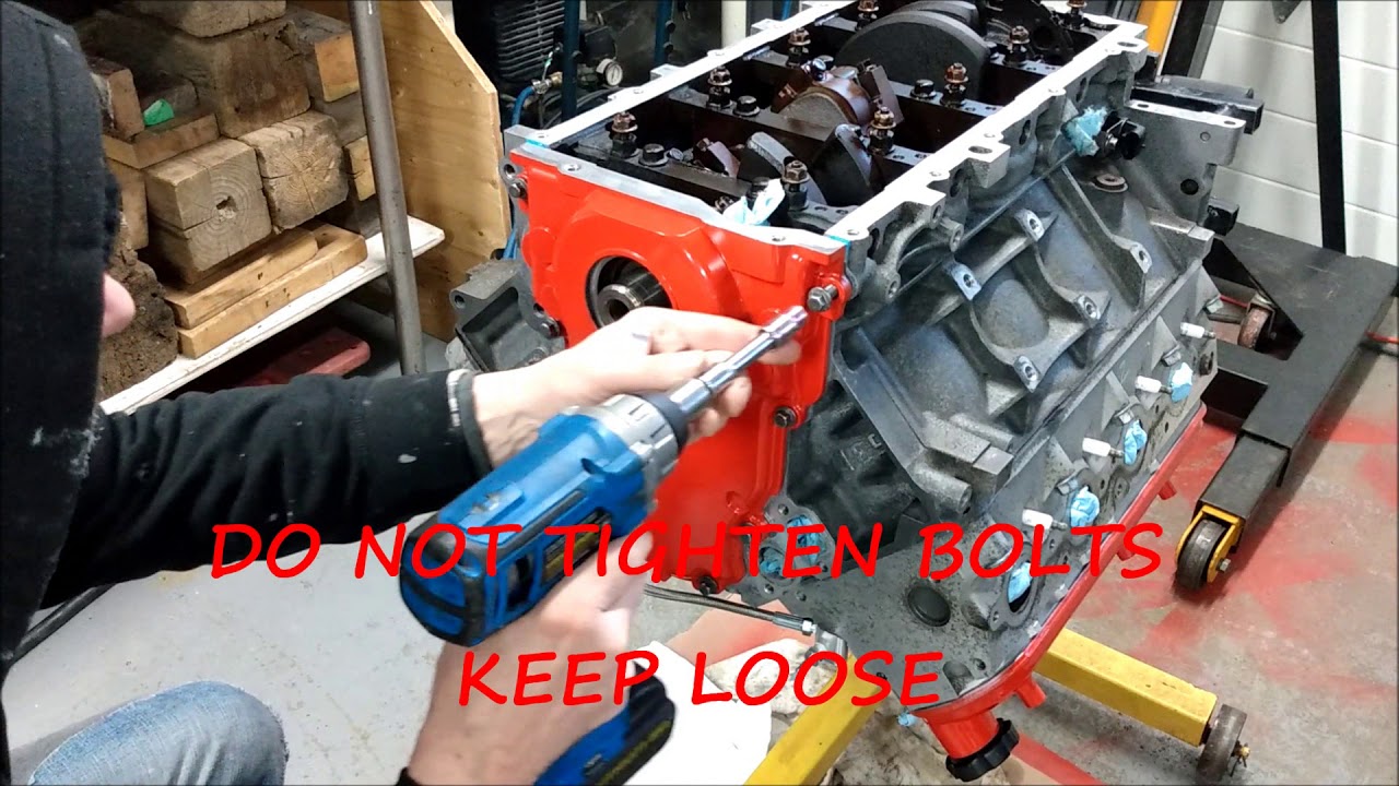 COMPLETE LS TIMING COVER AND SEAL INSTALL