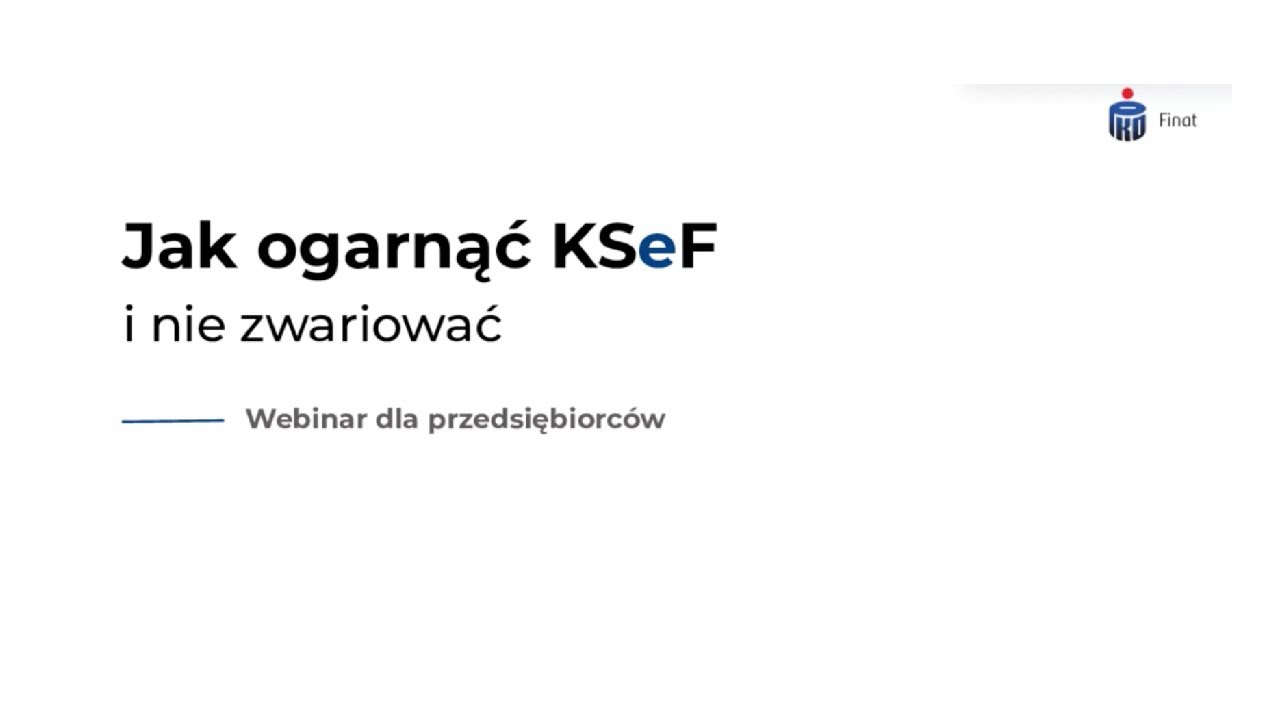 Wprowadzenie do KSeF