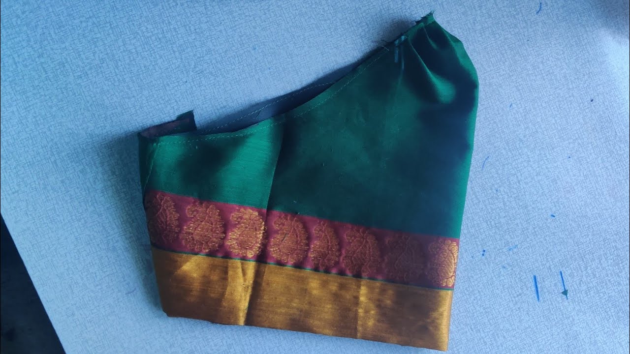 short sleeve puff sleeve cutting and stitching