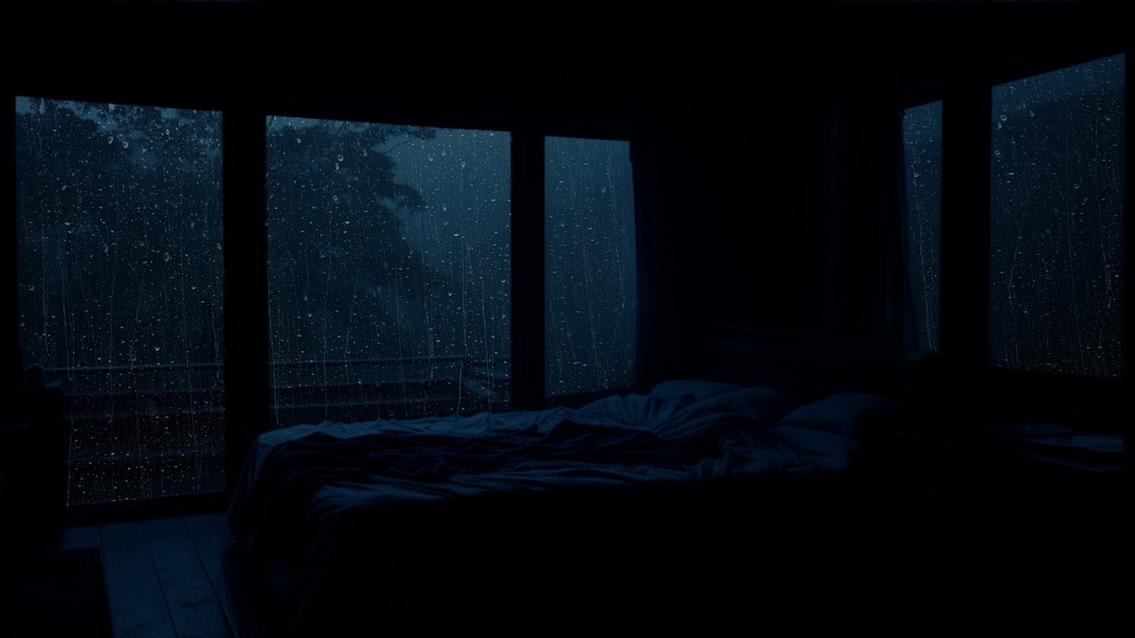 Ease Anxiety and Fall Asleep Faster with Gentle Rain Sounds for Deep, Peaceful Rest Tonight
