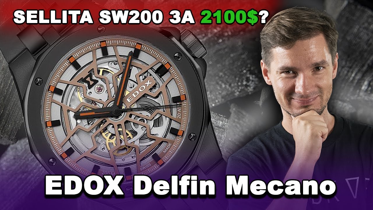 Чем ОТЛИЧАЮТСЯ от других EDOX Delfin Mecano 85303 37NCA