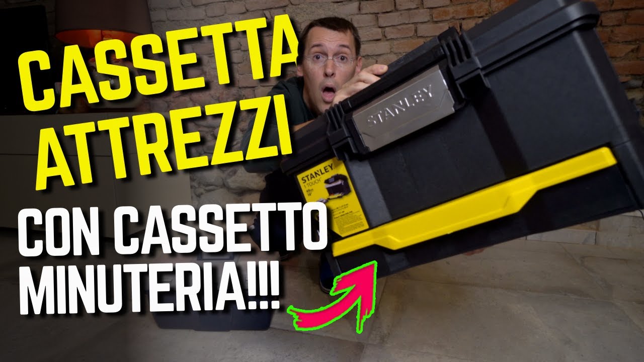 CASSETTA DEGLI ATTREZZI STANLEY con cassetto viti