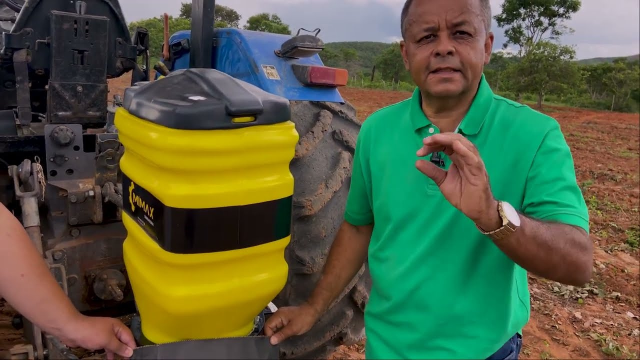 Regulagem Semeadeira de Sementes de Capim e Adubadeira Mimax