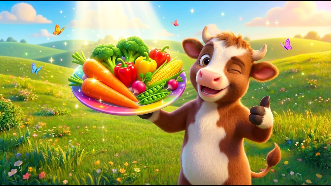 BYCZEK BENIO 🐂 JEDZ WARZYWA 🥦 | Piosenka dla niejadków | RADOSNE MELODIE