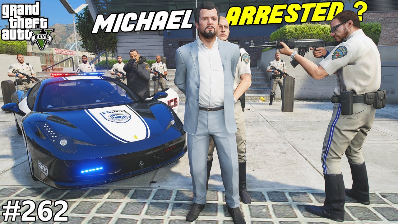 President Michael Is Arrested ? | GTA 5 Gameplay